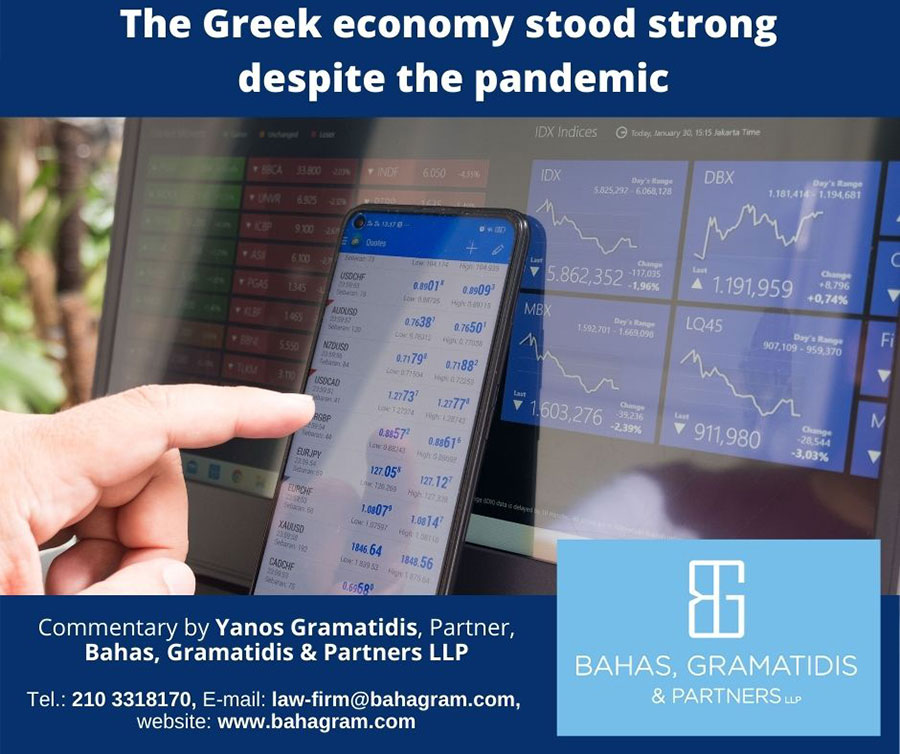 The Greek economy stood strong despite the pandemic