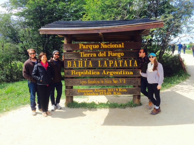 Frank Salpietro and his family enjoy taking cruises whenever possible. The family took a cruise around Argentina, which included a stop at Ushuia, the farthest you can go in South America before hitting Antarctica. The Salpietro family include (l-r) Nicholas, Janice, Vincent, Francesco, and Isabella.
