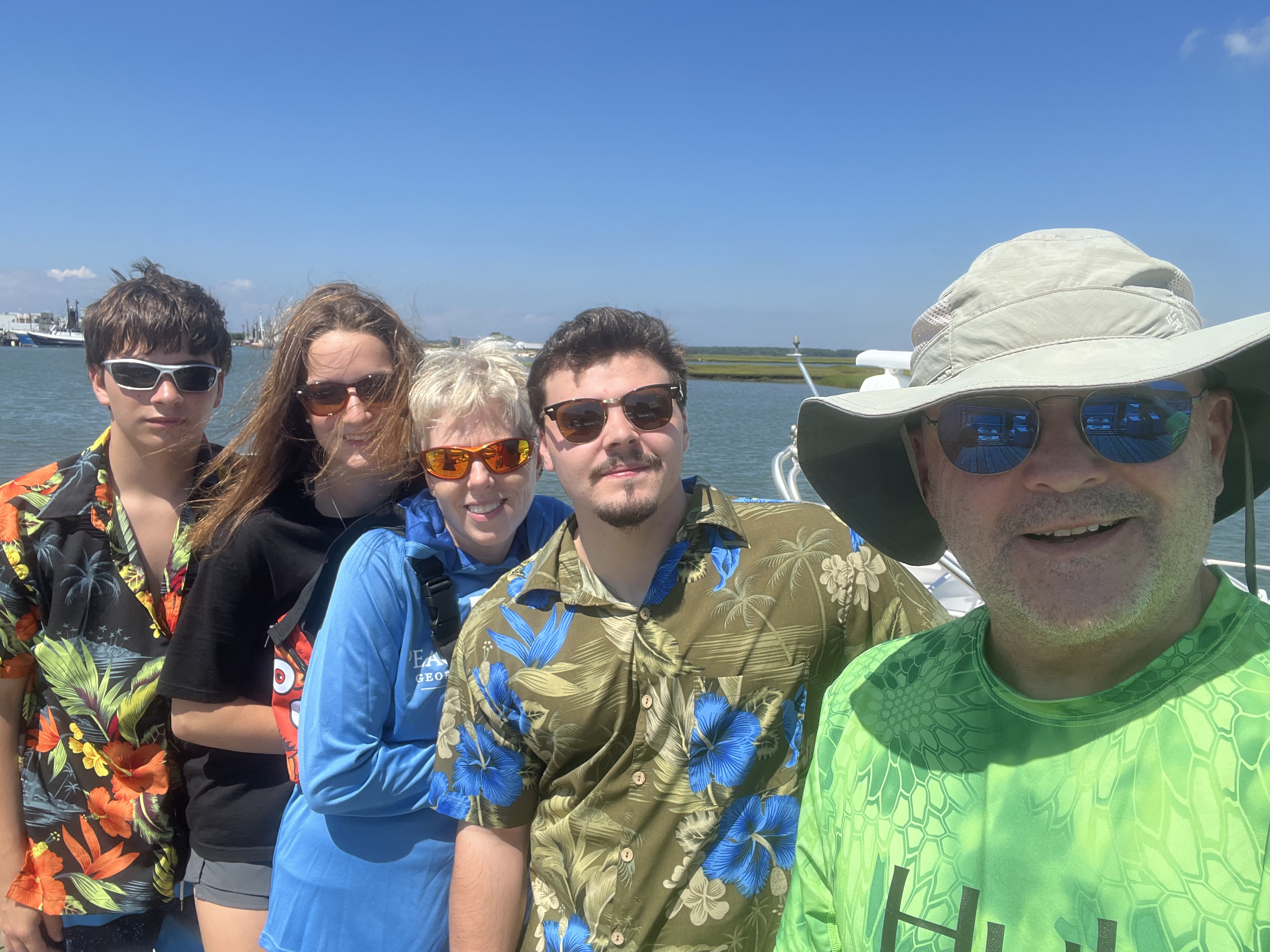 Tom Wagner and his wife Staci on vacation with three of their four children (l-r) Aaron, Eavan and Dillon. Wagner’s oldest son, Stephen, is a paralegal at the firm.