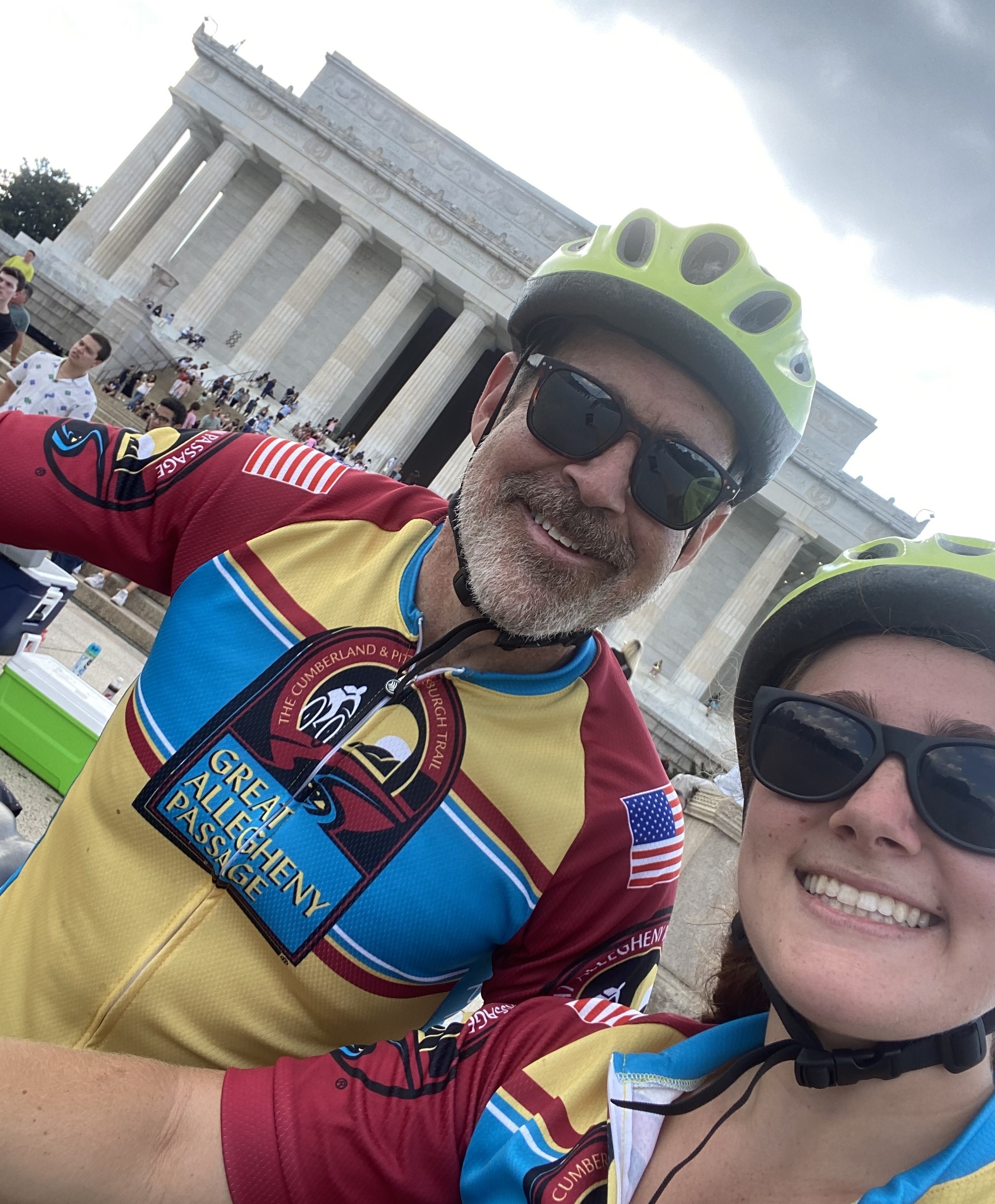 Albany attorney Justin Heller biked from Pittsburgh to Washington D.C. last summer with his daughter Lauren