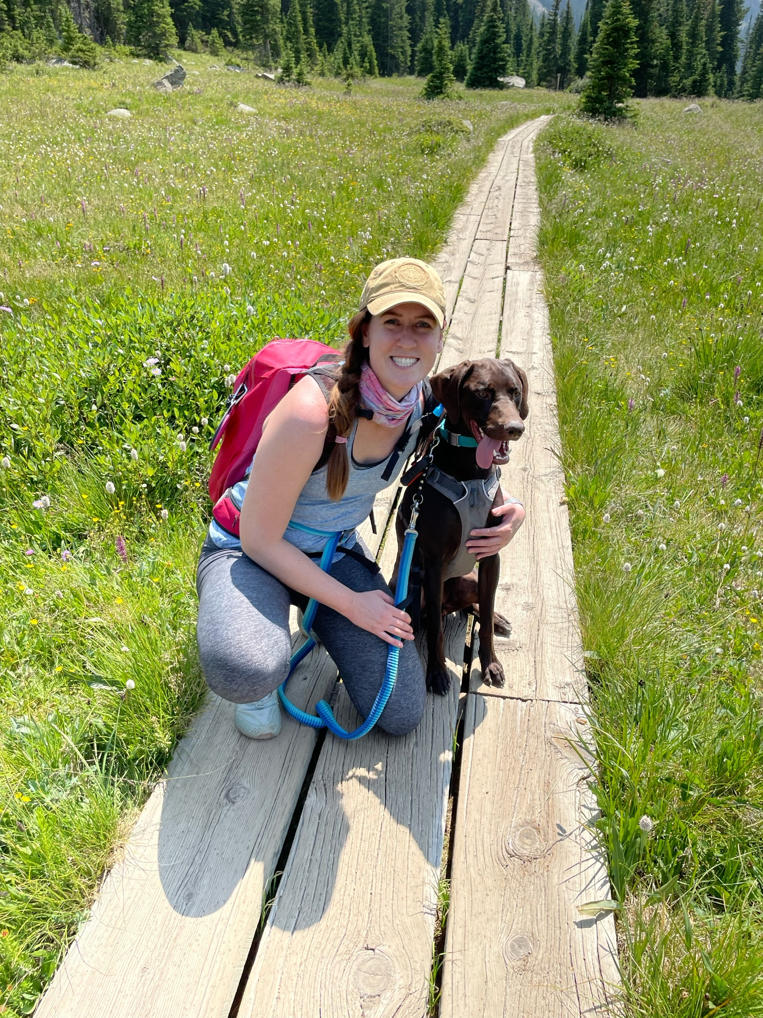 2022 July 11 - Weekly Member Feature - Kylie Schmidt - hike w dog