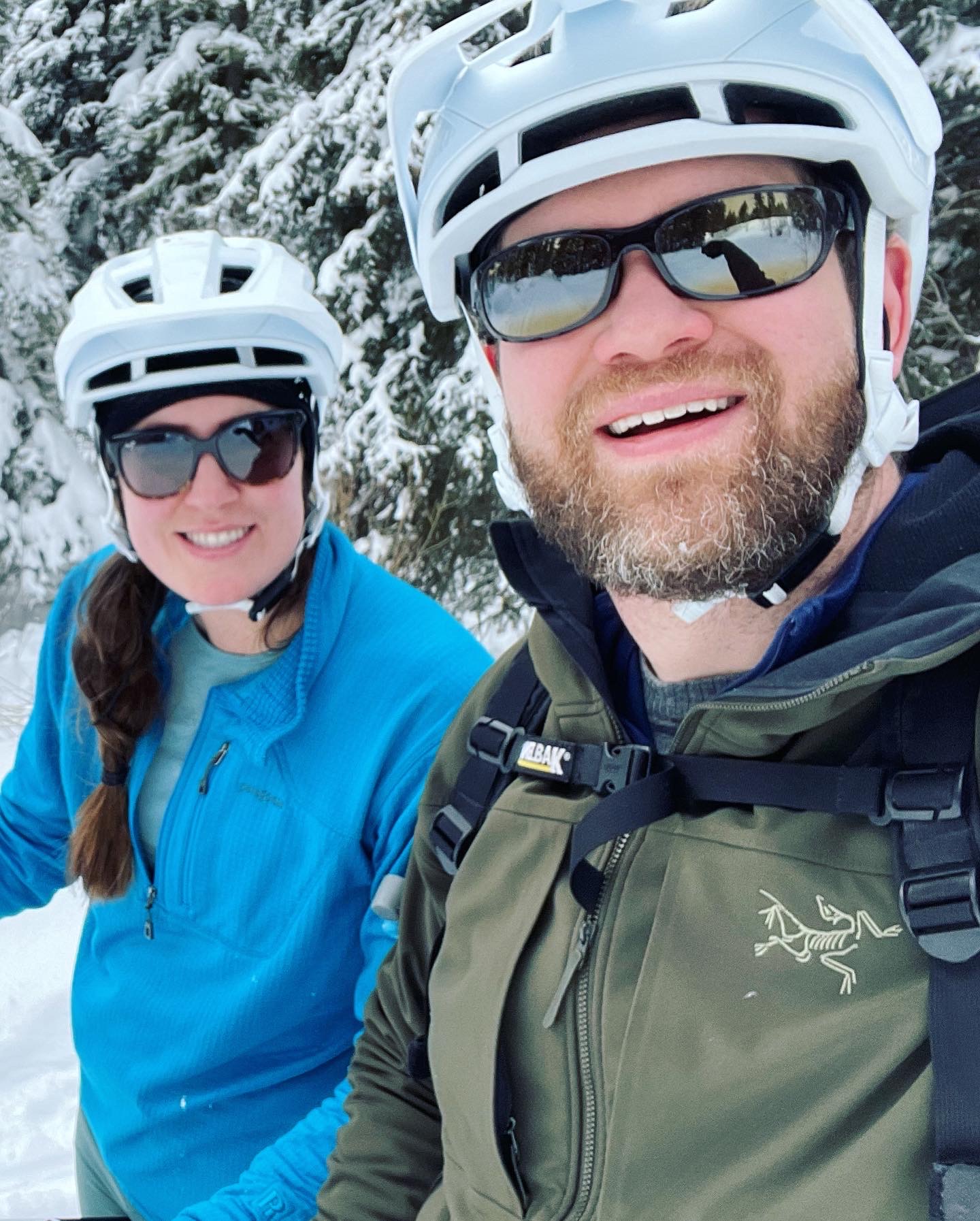 2022 July 11 - Weekly Member Feature - Kylie Schmidt - snowbiking w husband
