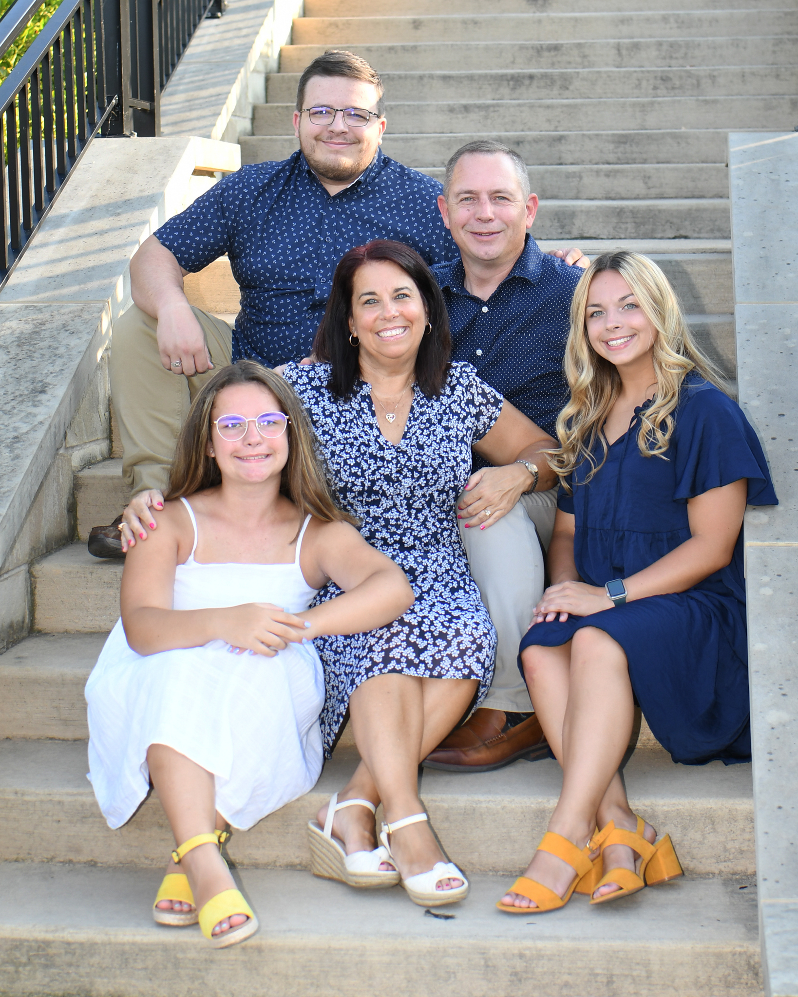 Family is a priority for Cleveland attorney Brian Winchester. He and his wife, Mary, have three children (l-r) Molly, Seamus, and Shannon.