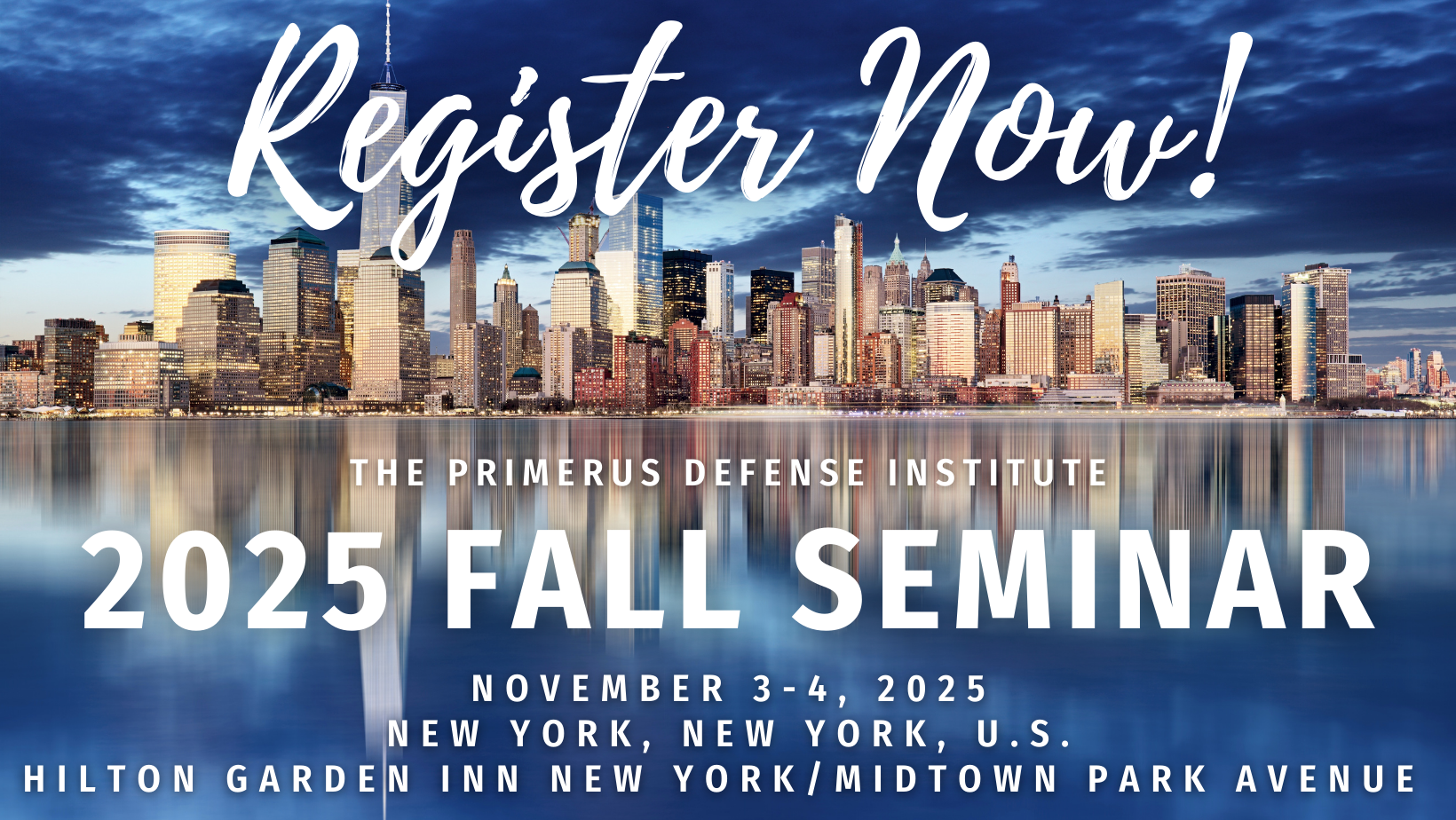 2025 PDI Fall Seminar - November - Registration