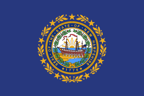 2025 September 30 - Weekly Travelogue - New Hampshire - flag