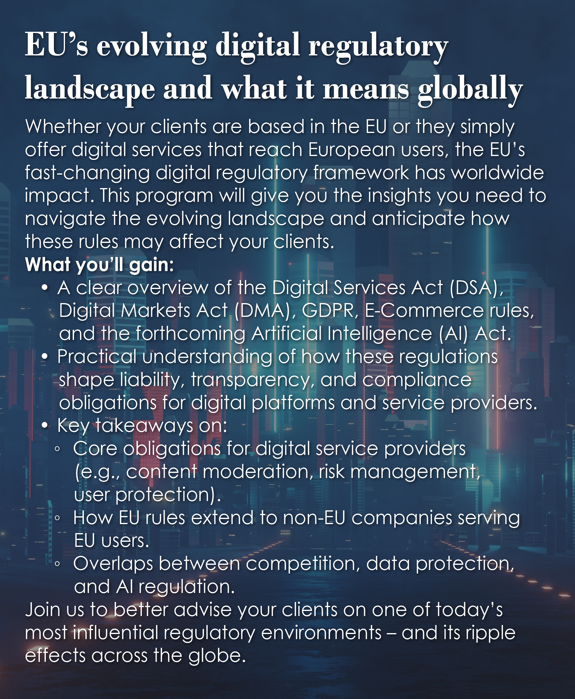 EU’s evolving digital regulatory landscape and what it means globally