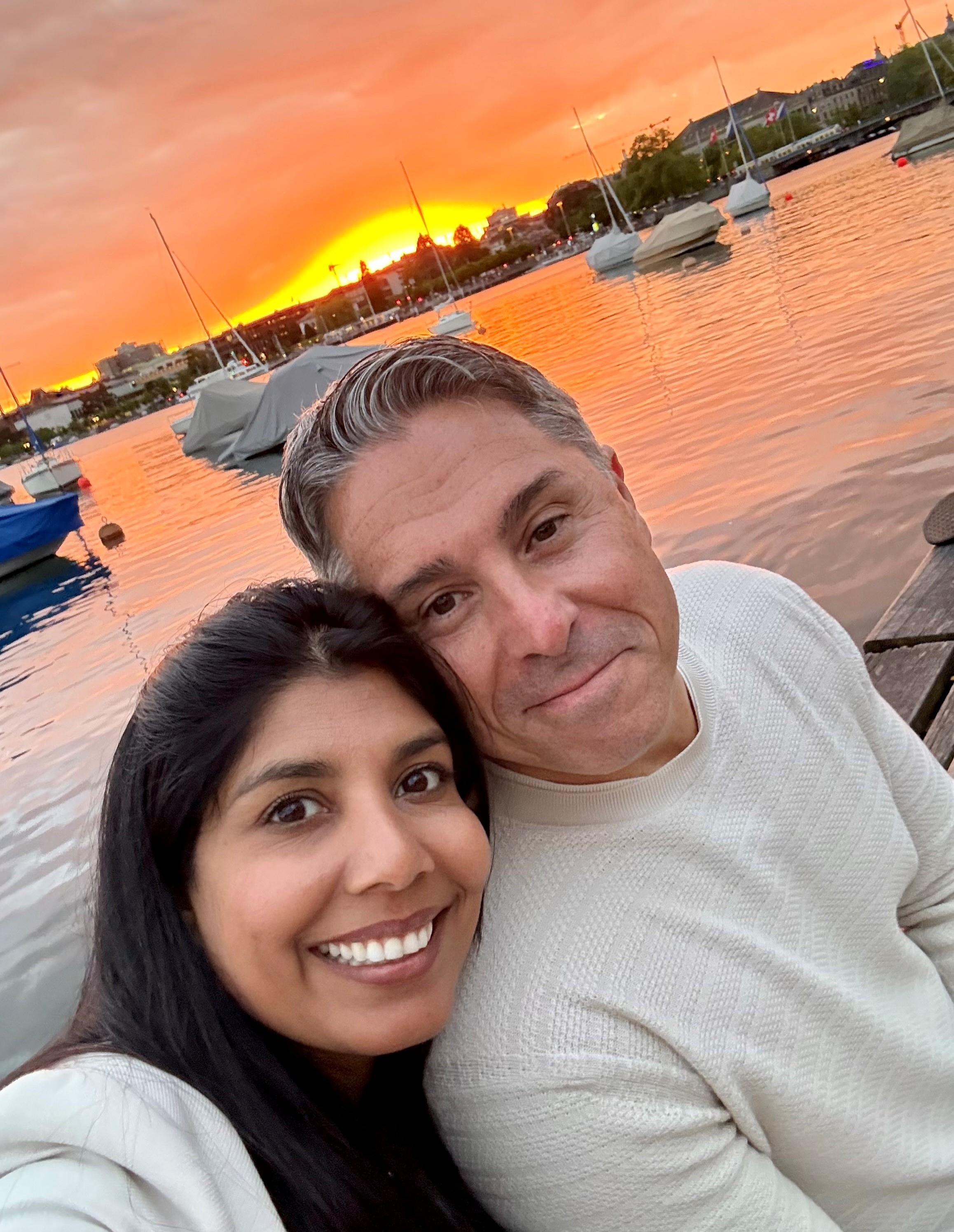 Attorney Stephen Padula and his wife, Esther, on a recent trip to Zurich, Switzerland. The couple celebrated their wedding at Lake Como in Italy.