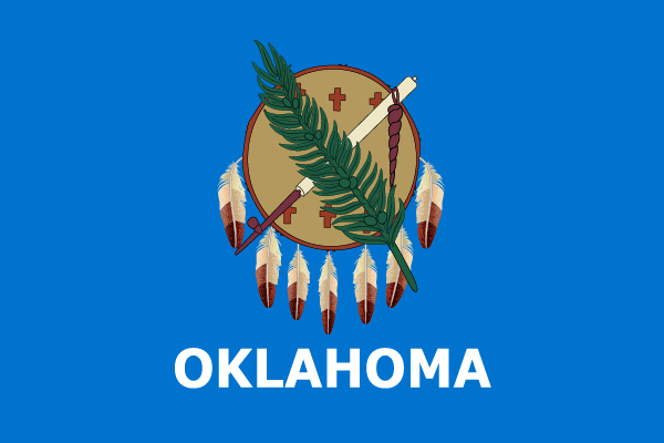 2025 October 14 - Weekly Travelogue - Oklahoma - flag