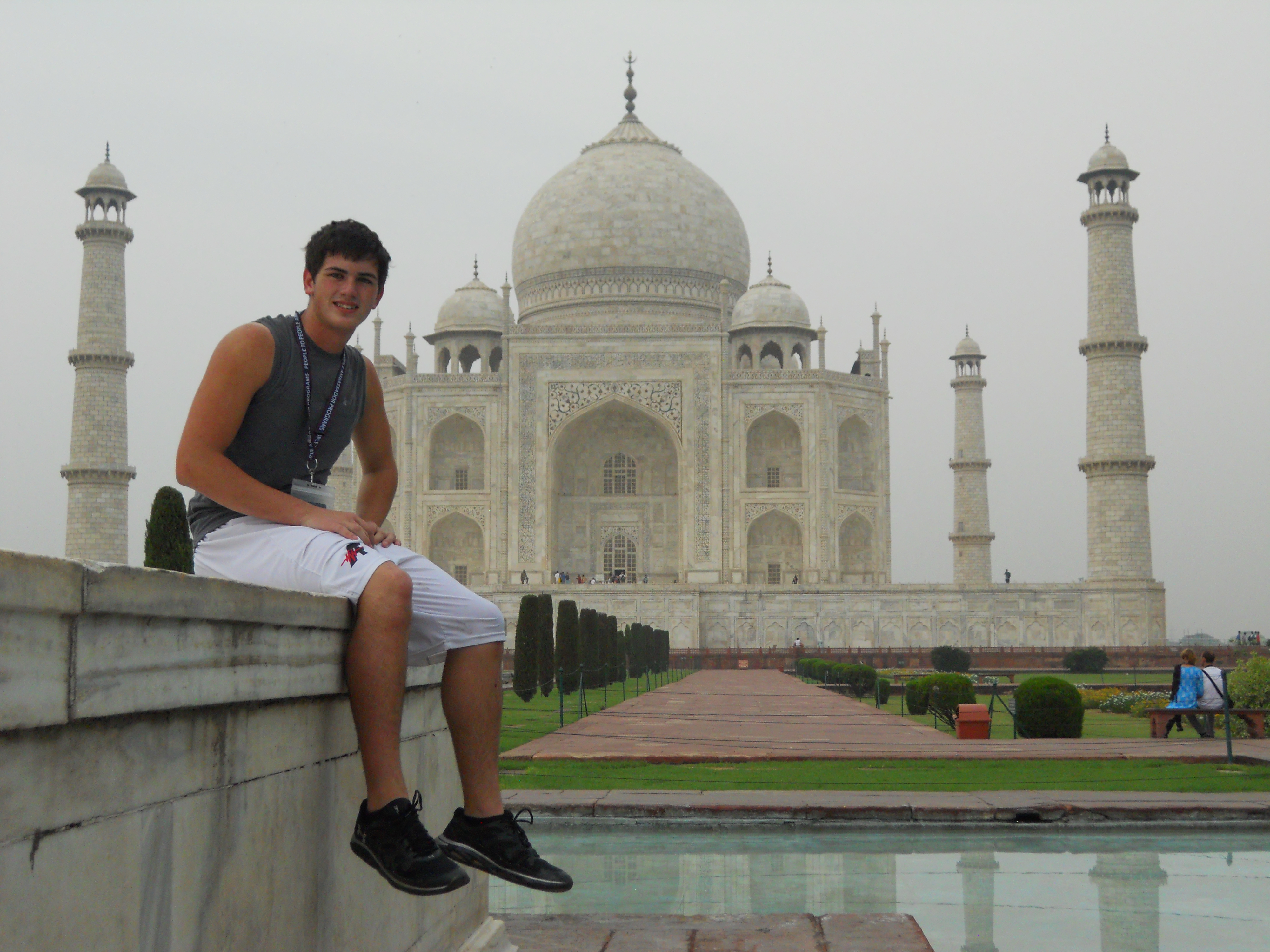 As a high school student, Phillip Berry traveled extensively with the organization People-to-People, including to the Taj Mahal in India.