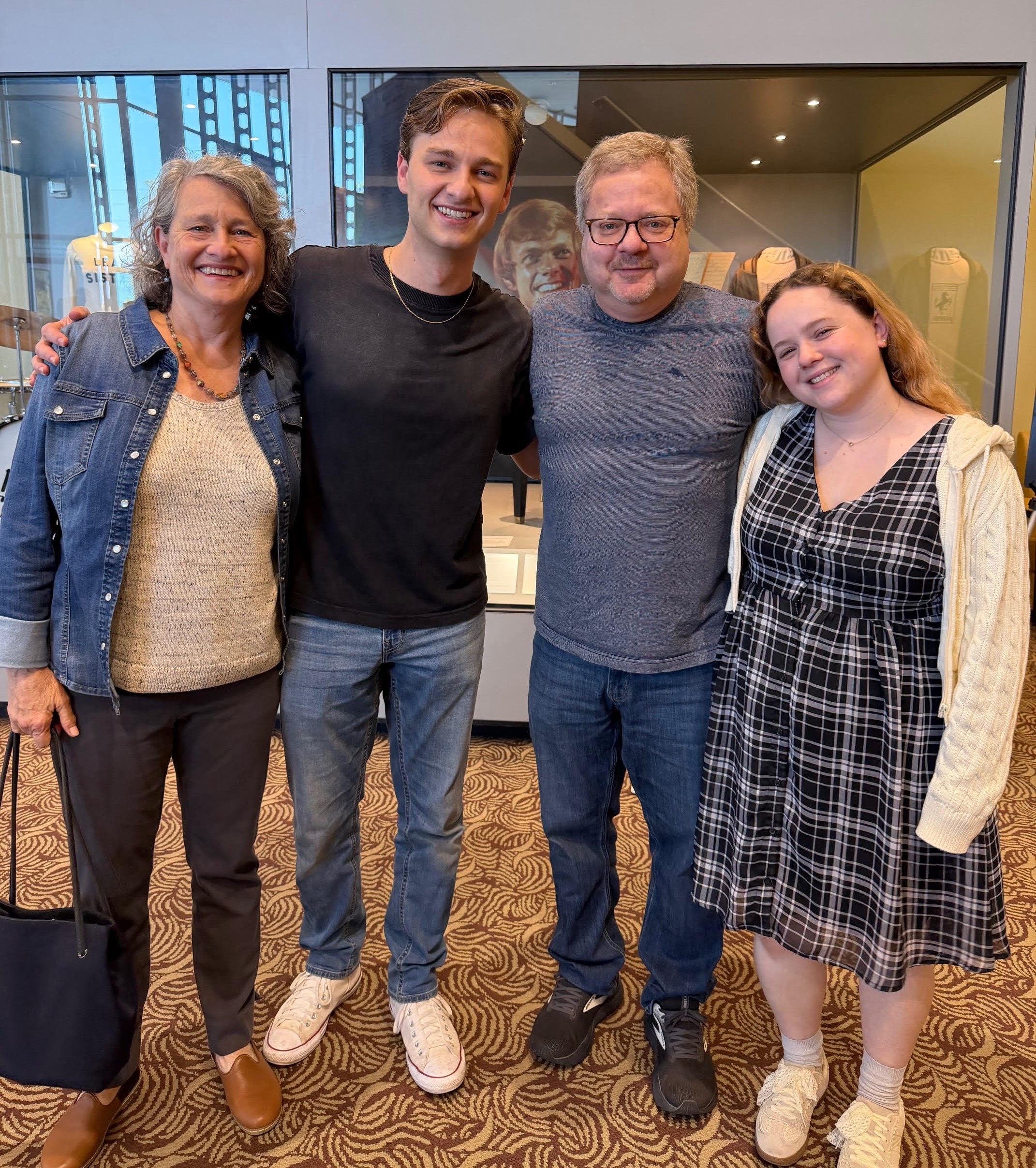Attorney Uzzi Raanan with his wife, Beth, and their two children, Ben and Emma.