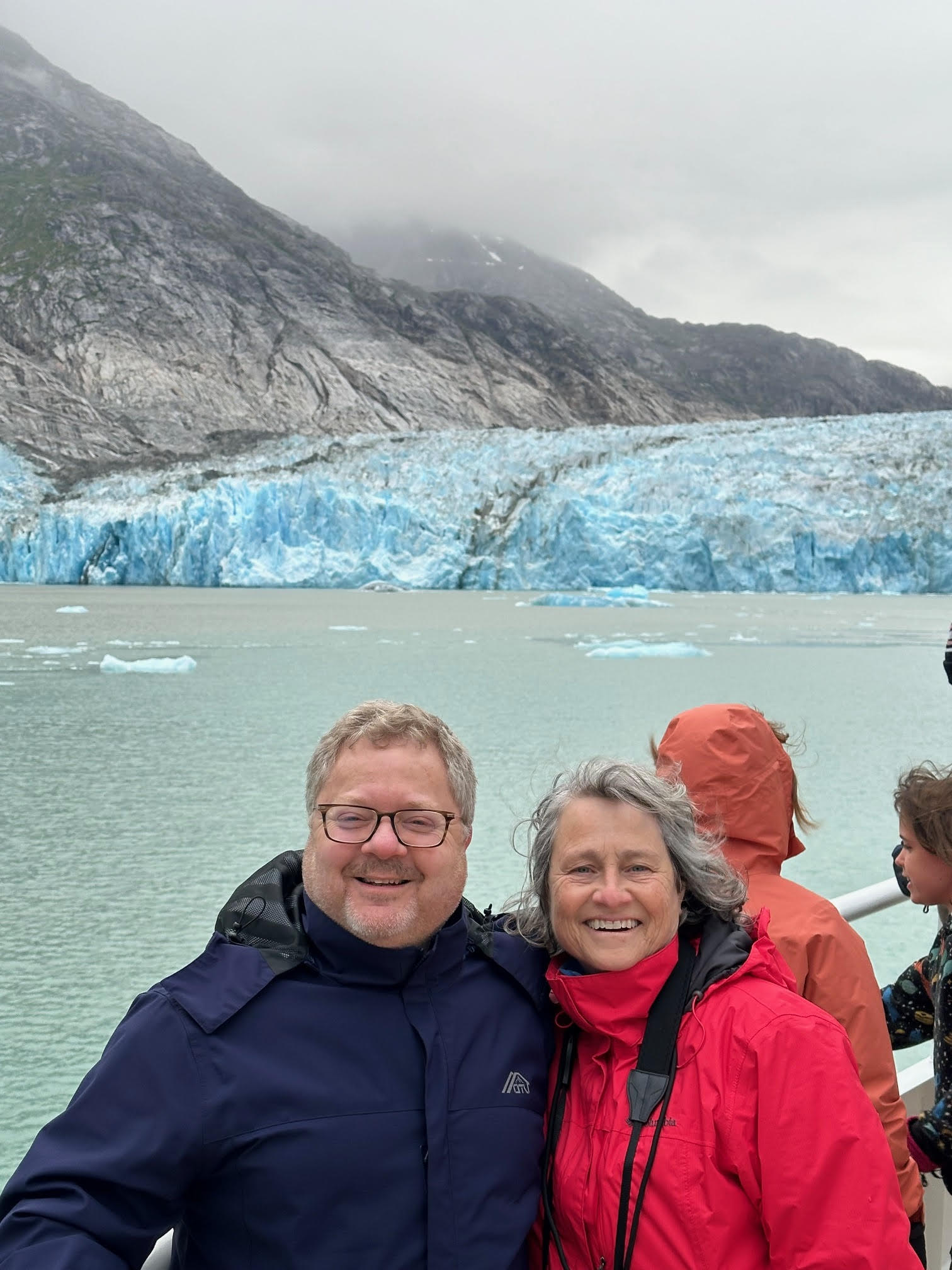 Uzzi and Beth on a trip to Alaska.