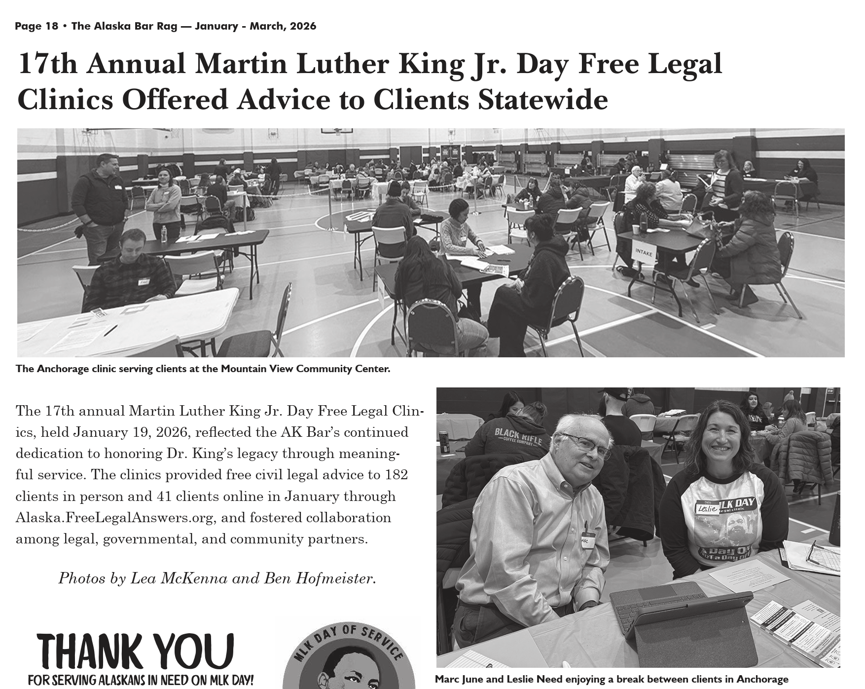 The attorneys at Landye Bennett Blumstein are encouraged to volunteer in the community and Leslie embraces that commitment to give back. In addition to volunteering at free legal clinics, she serves on the boards of the Anchorage Museum Association and the Anchorage Ski Club, a nonprofit that operates Arctic Valley Ski Area.