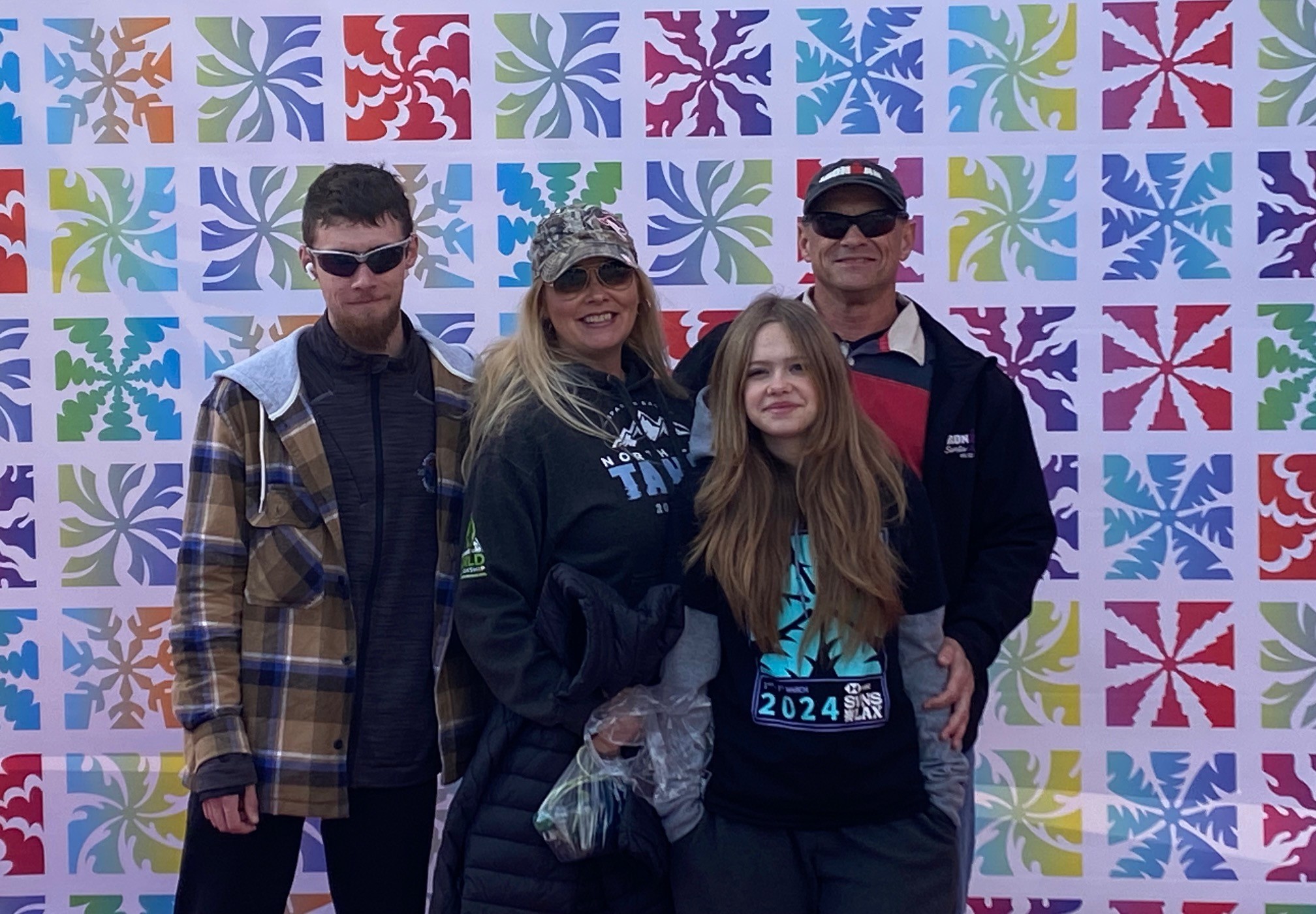 San Francisco attorney Brian Buddell with his wife, Kendra, and his two children, Jalen (left) and Abigail.