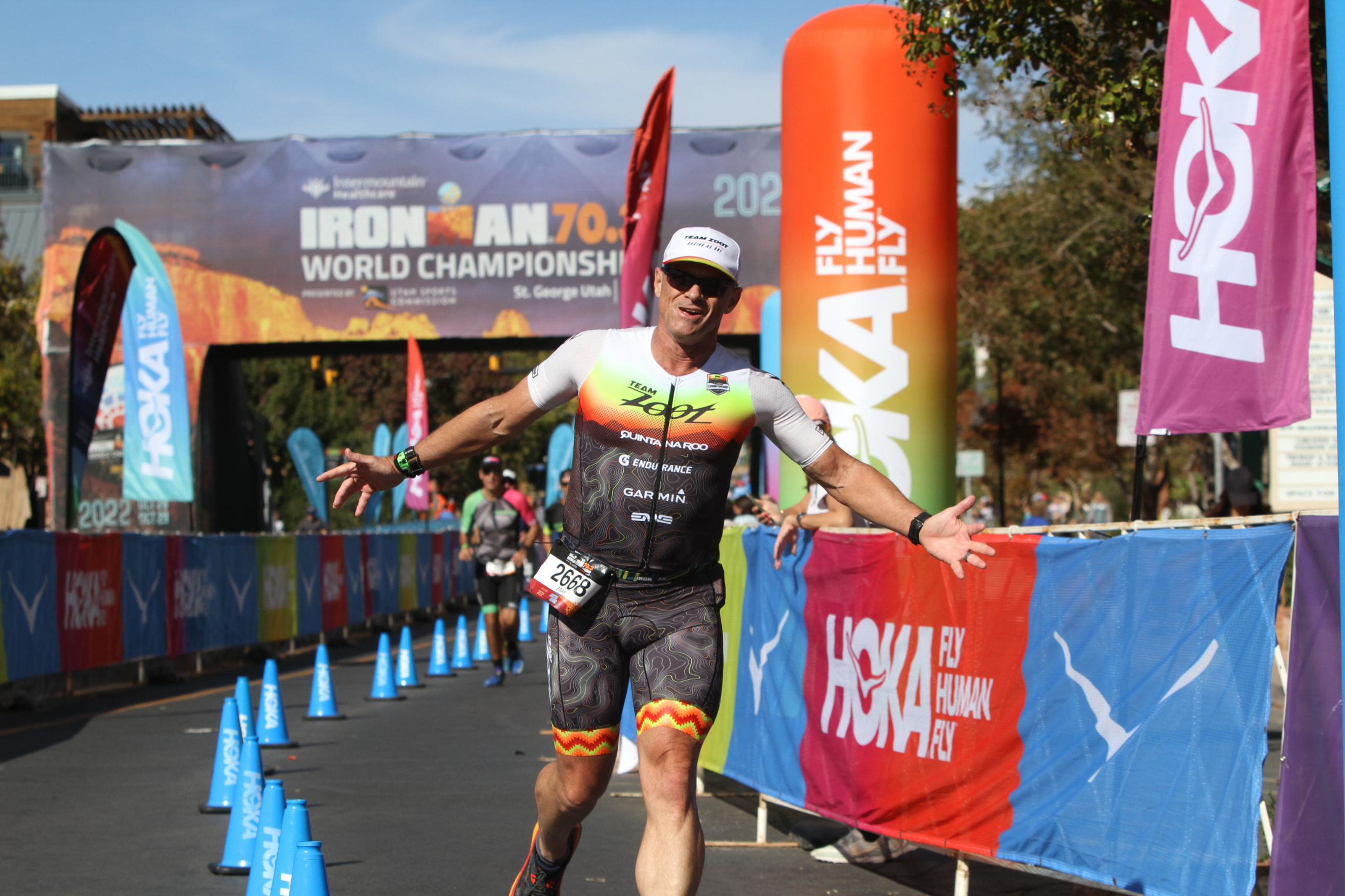 Over the past decade, Brian has finished six full Ironman races and countless half-Ironman events. The long-distance endurance event consists of a 2.4-mile swim, 112-mile bike ride, and 26.2-mile run.