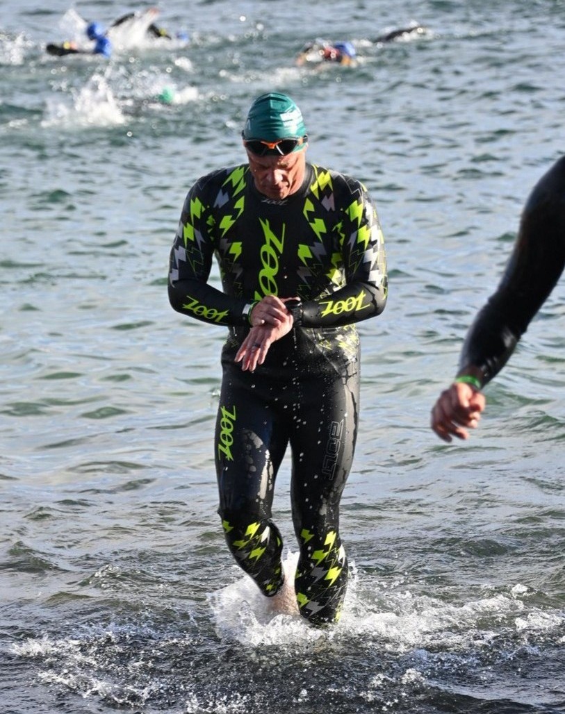 Over the past decade, Brian has finished six full Ironman races and countless half-Ironman events. The long-distance endurance event consists of a 2.4-mile swim, 112-mile bike ride, and 26.2-mile run.
