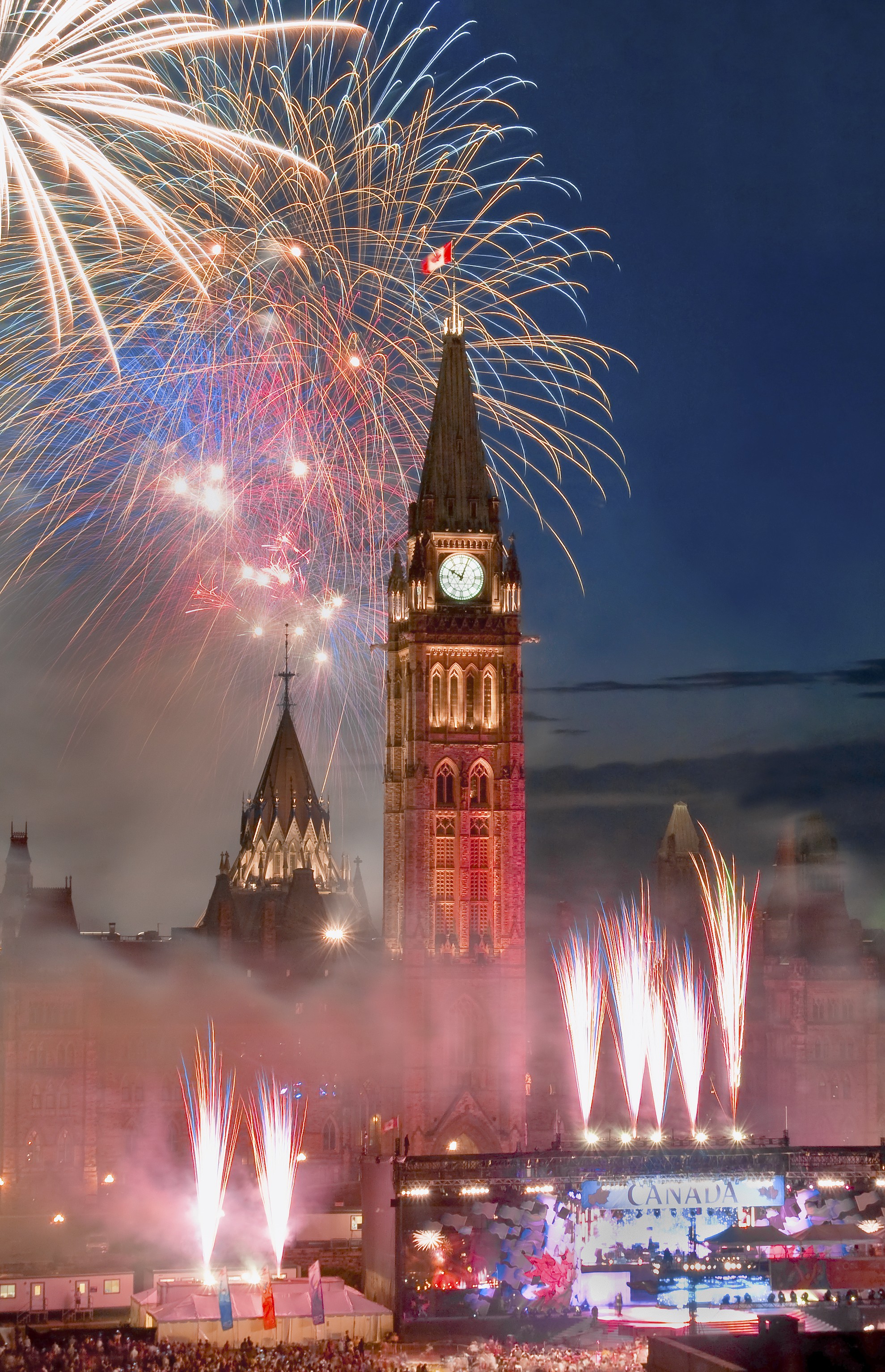 2026-06-30 - Weekly Festival Travelogue - Ottawa, Ontario Canada Day - Fireworks