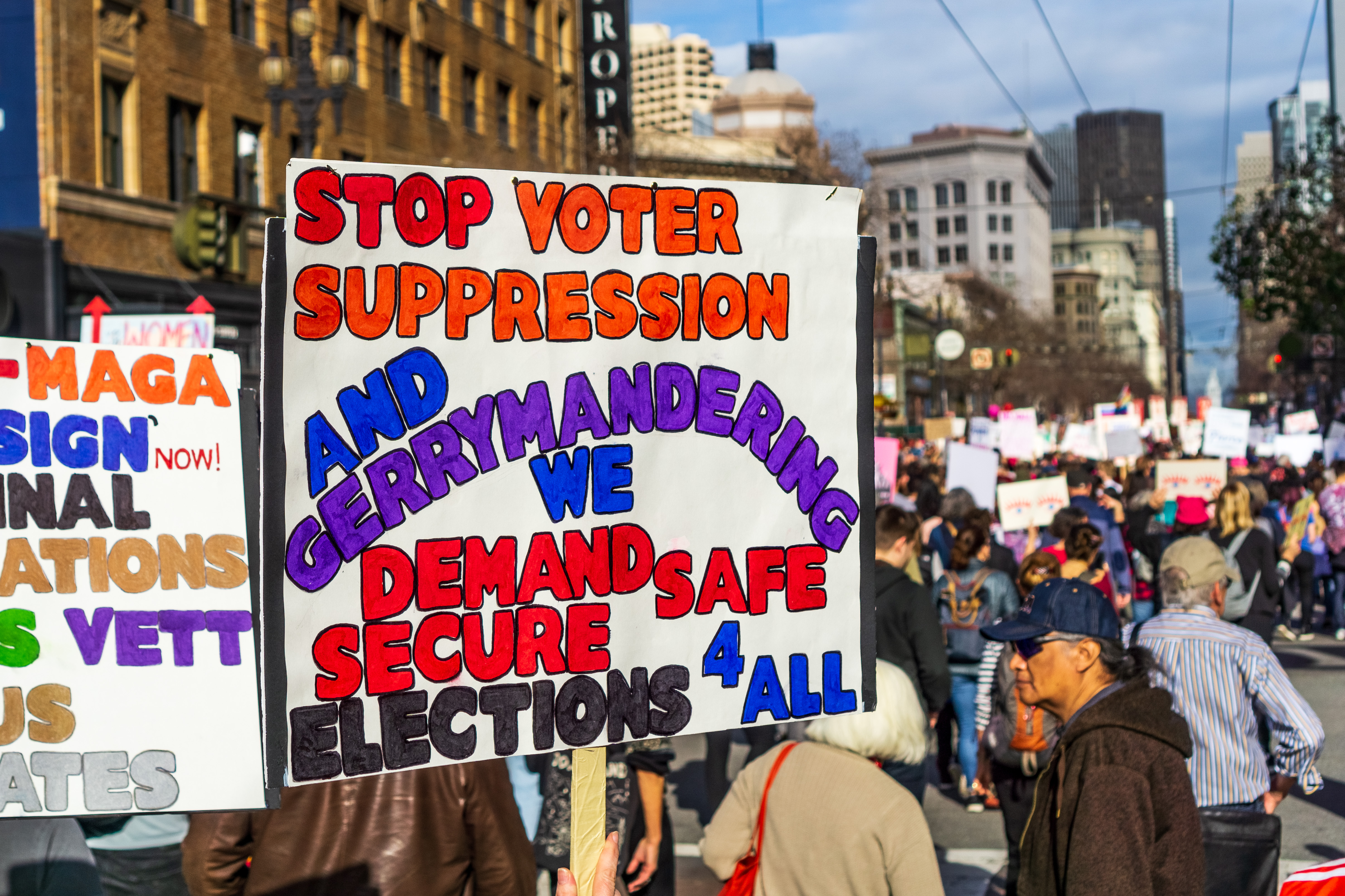 2026-06-30 - Weekly Primerus Press - Gerrymandering - Protest Sign