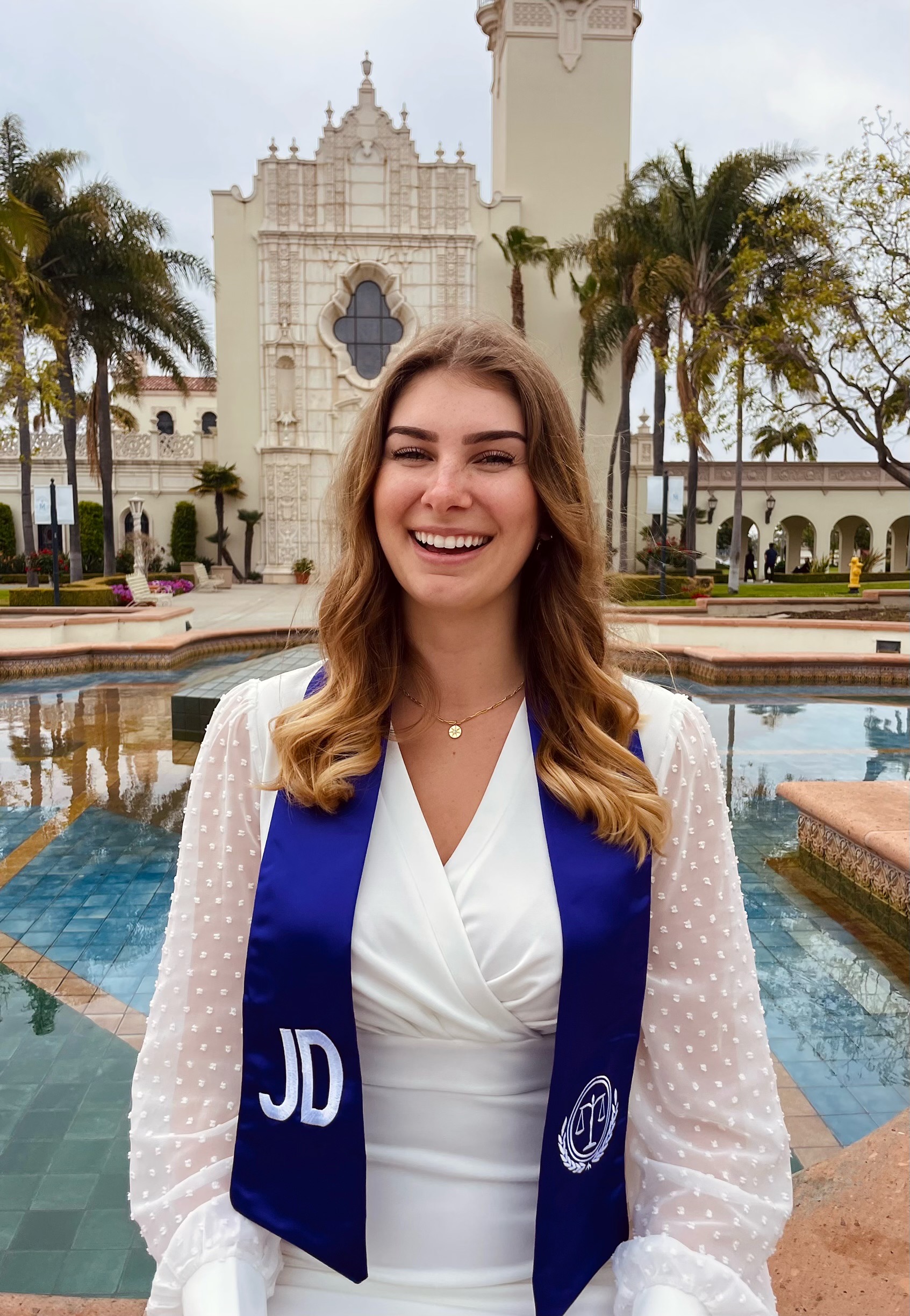 Frances graduated from the University of San Diego School of Law in May 2023.