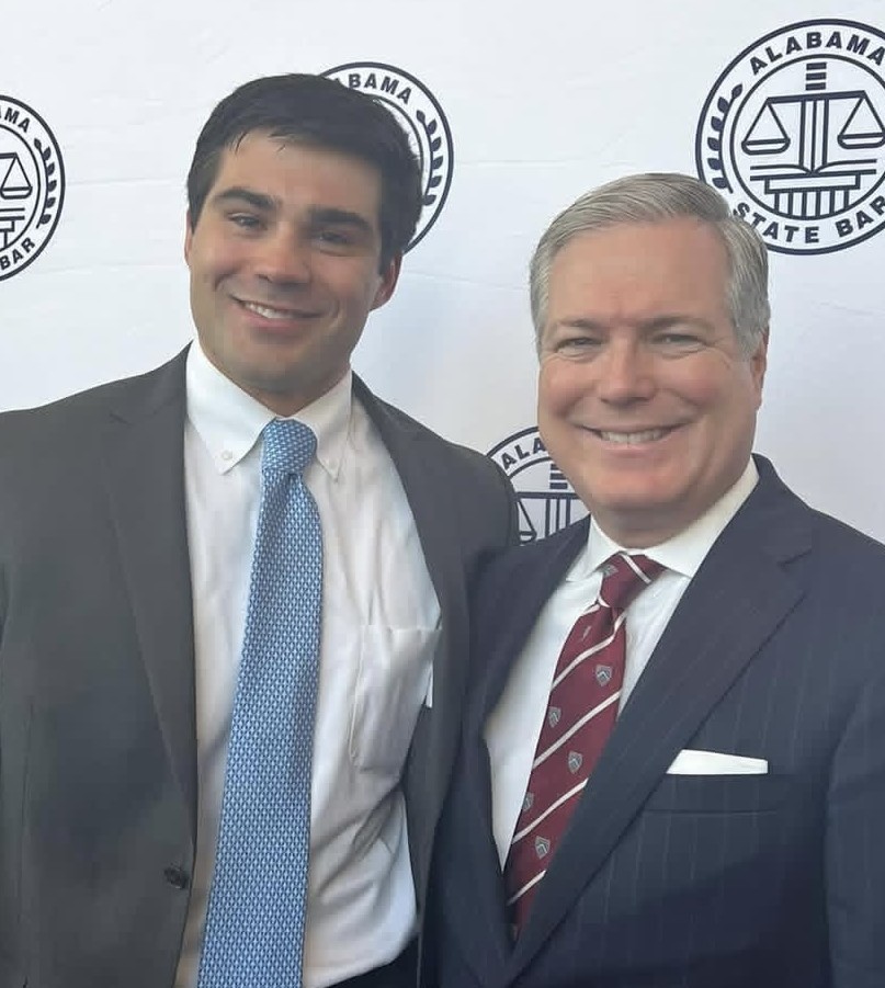 Ford with his father, a fellow attorney who practices civil defense litigation in Montgomery.
