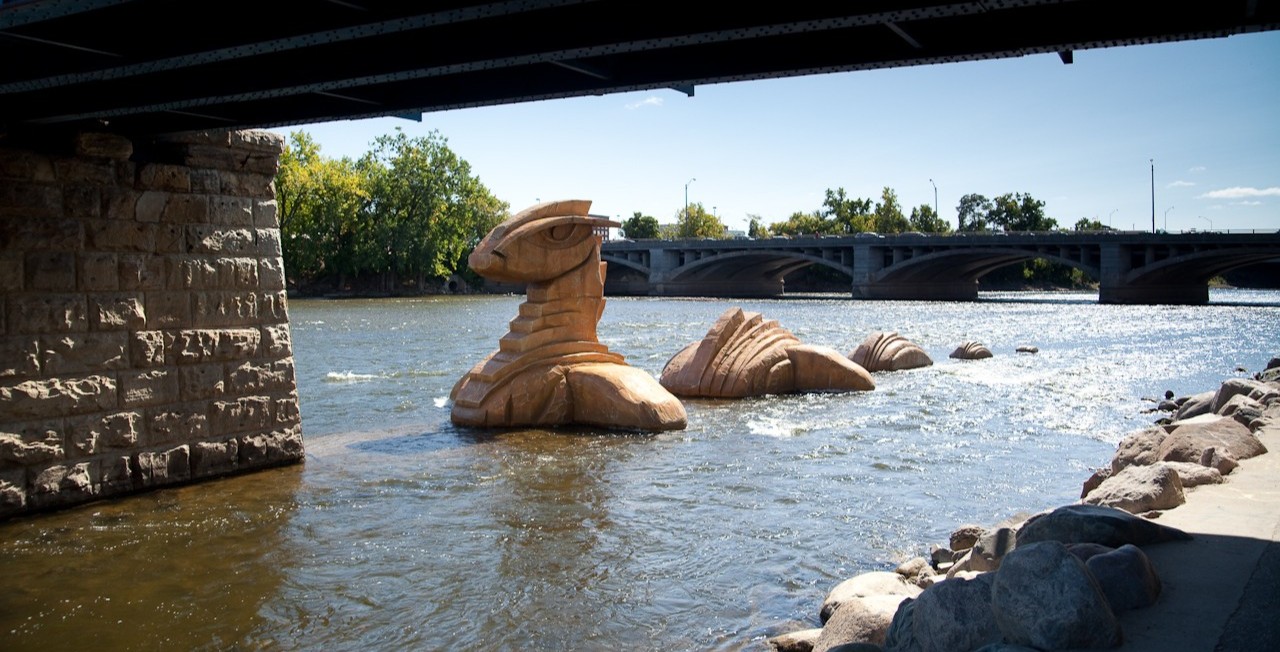 2026 September 15 - Weekly Festival Travelogue - Grand Rapids, Michigan - ArtPrize - 2009 6th place the nessie project nessie on the grand
