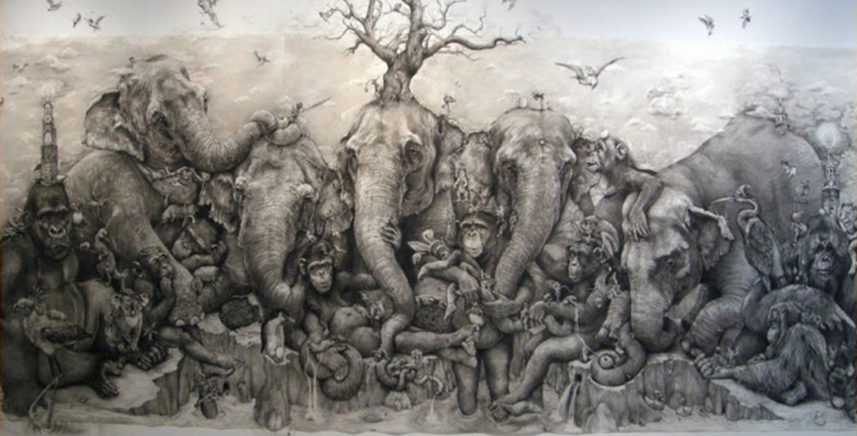 2026 September 15 - Weekly Festival Travelogue - Grand Rapids, Michigan, U.S. - ArtPrize - 2012 Public Vote Grand Prize Winner - Elephants – Adonna Khare