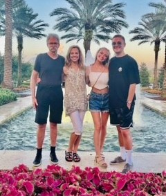The VanCanagan family on a trip to Orlando, home of the Walt Disney World Resort.