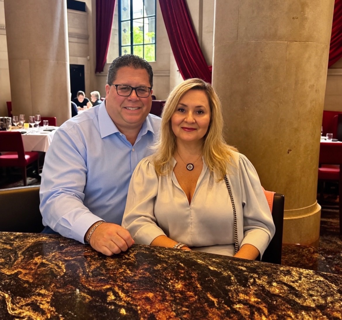 Peter Levy and his wife, Larisa, met in 2015, the same year he joined Mandelbaum Barrett. Larisa is vice president of operations and client relations for Jersey Staffing Solutions, a staffing and recruiting firm.