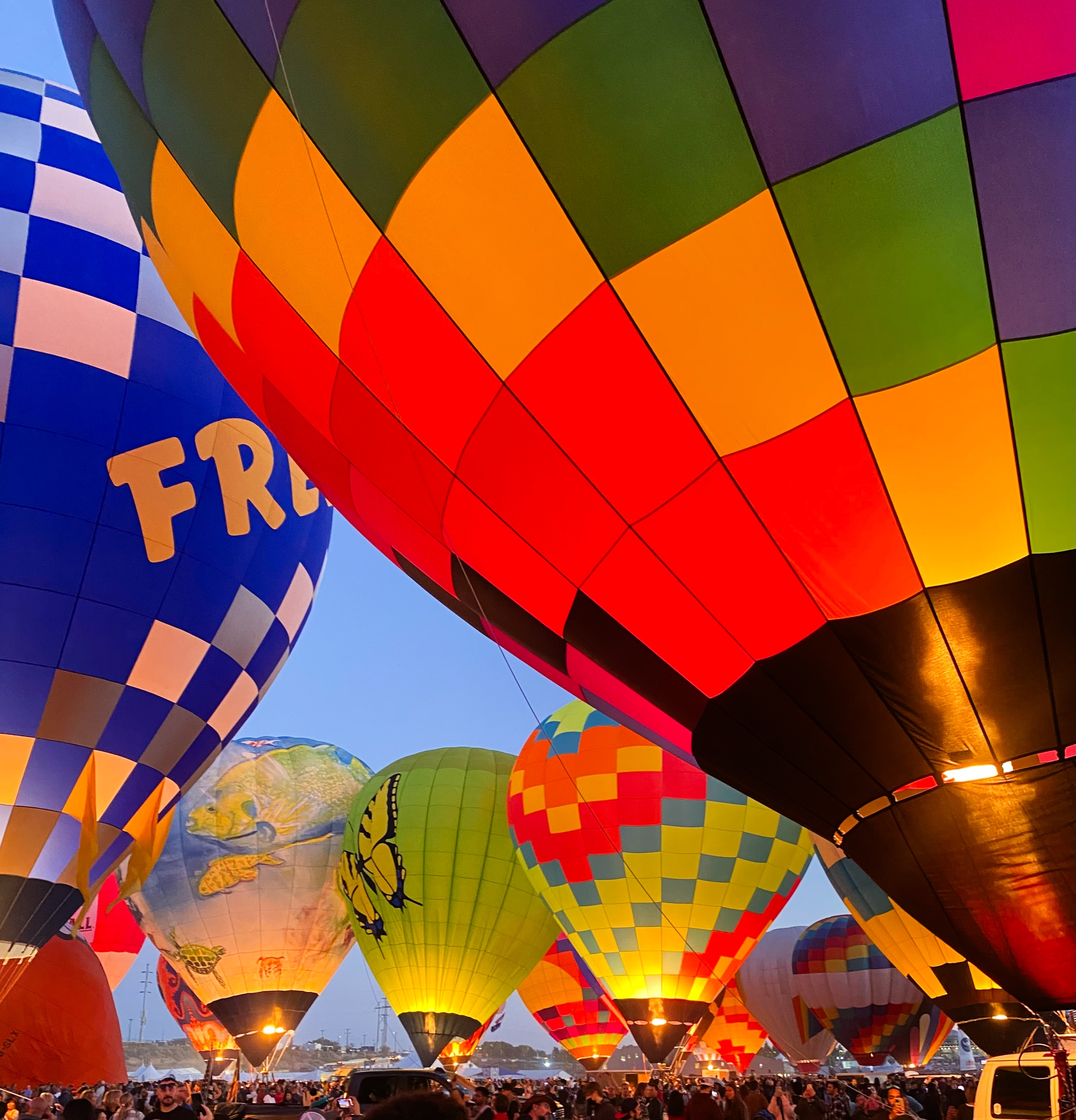 2026 October 06 - Weekly Festival Travelogue - Albuquerque, New Mexico, U.S. - Albuquerque Hot Air Balloon Festival - Glow