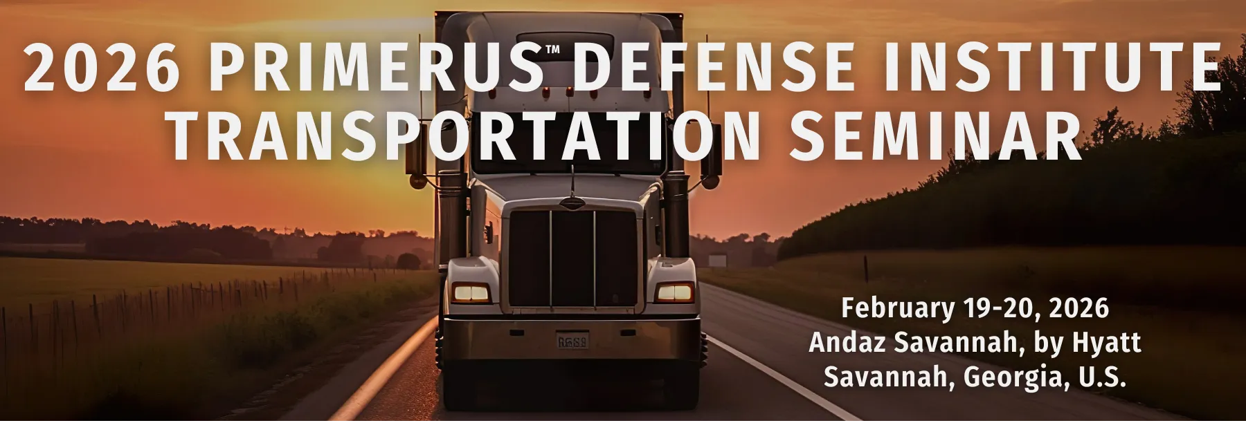 2026 Primerus Defense Institute Transportation Seminar