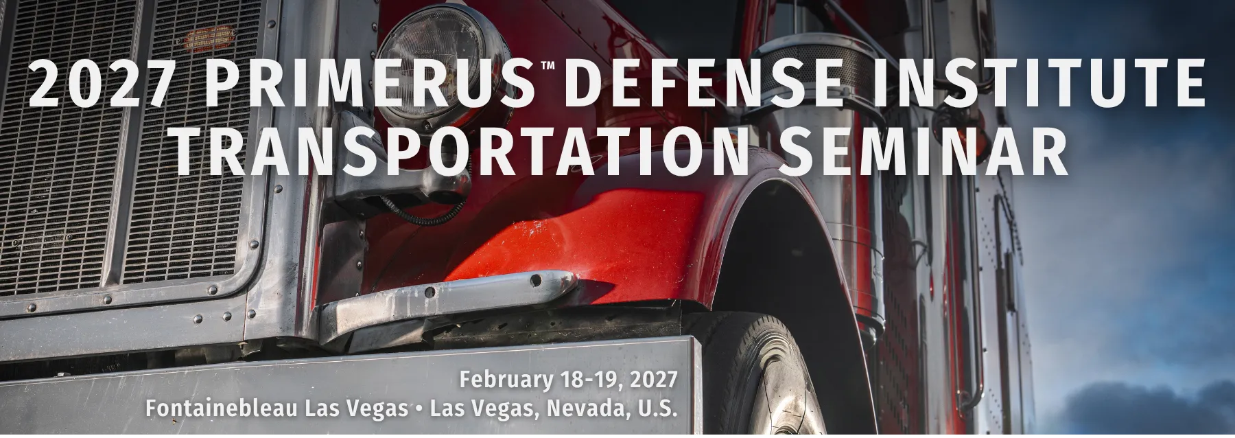 2027 Primerus Defense Institute Transportation Seminar - header