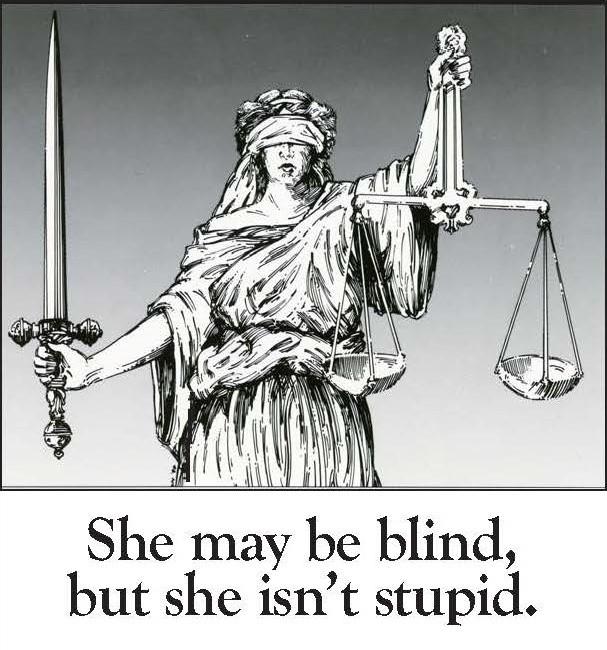 She may be blind, but she isn't stupid