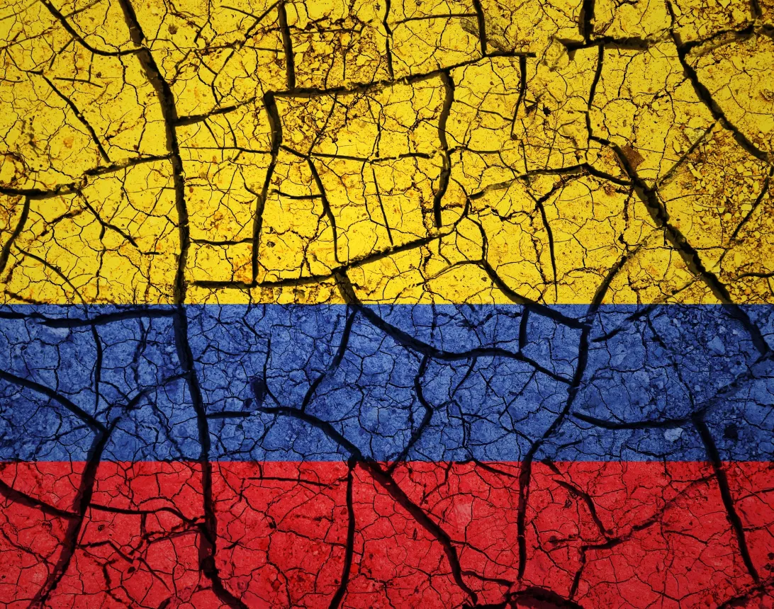 2026 February 16 - Weekly Off the Record - Colombia flag cracked soil
