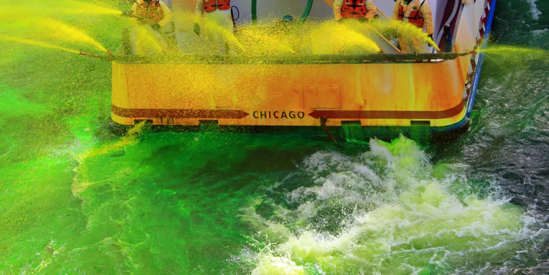 2026 March 17 - Weekly Travelogue - St. Patrick's Day Chicago - Green River