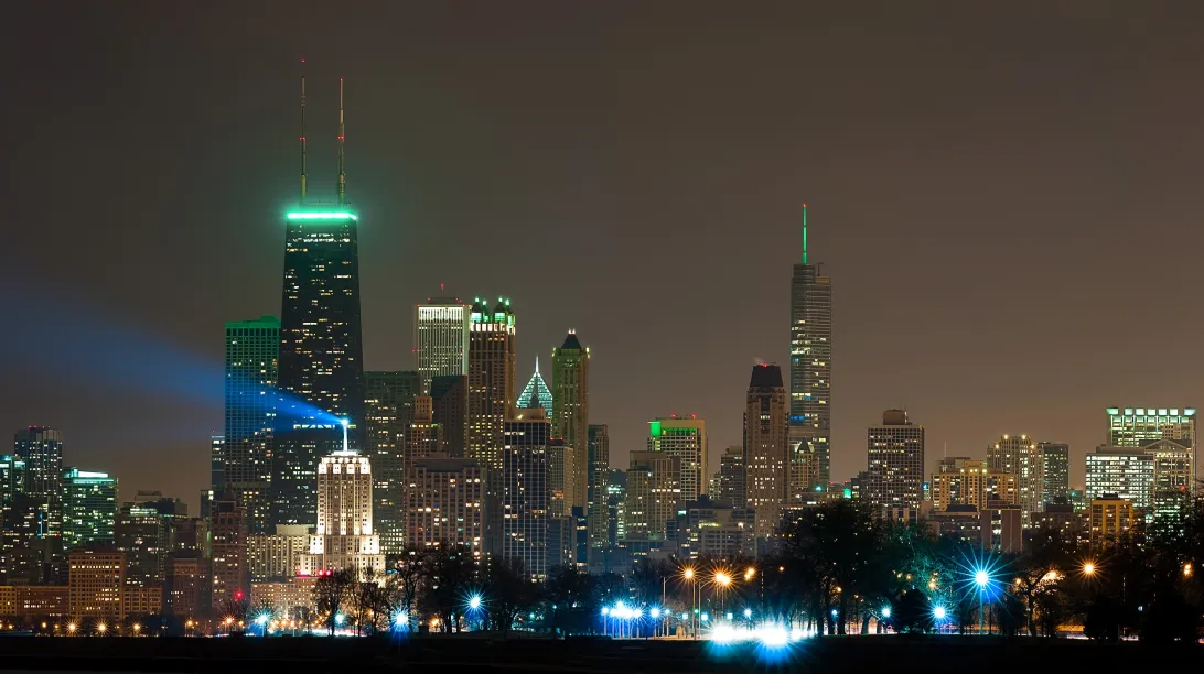2026 March 17 - Weekly Travelogue - Chicago St. Patrick's Day - Chicago Green Night Lights