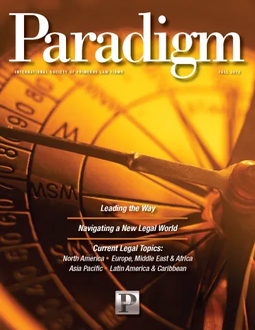 Primerus Paradigm - 2012 Fall